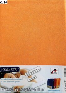 veratex Froté prostěradlo 200x240 cm (č.14 broskvová)
