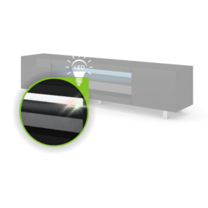 ARTBm LED osvětlení k TV stolku KATE RTV 189 Provedení: LED 90 cm RGB/K silicon - vícebarevné