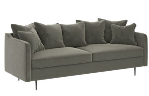 Ghado Sametová pohovka Esme 214 cm