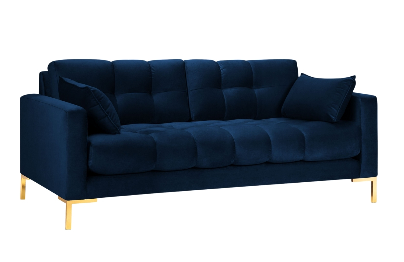 Micadoni Sametová pohovka Mamaia 152 cm