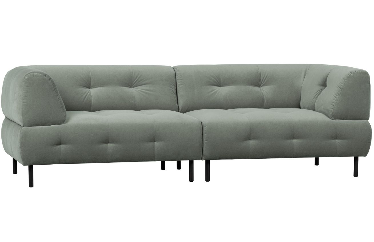 WOOOD Sametová pohovka Doyle 245 cm