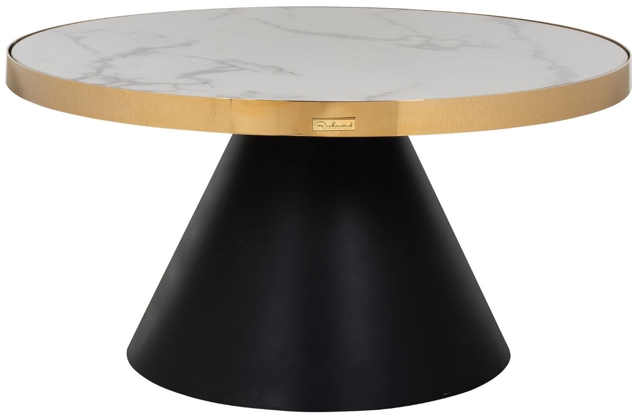 Richmond Mramorový konferenční stolek Odin 80 cm
