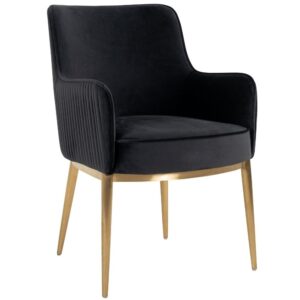 Richmond Sametová jídelní židle Breeze