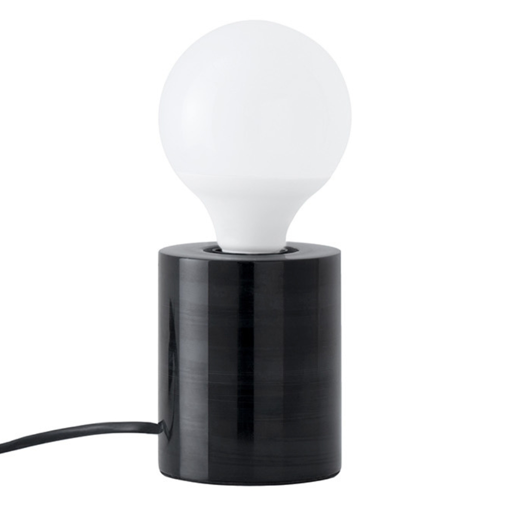 Somcasa Černá mramorová stolní lampa Roser 11 cm