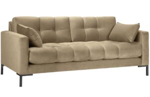 Micadoni Sametová pohovka Mamaia 152 cm