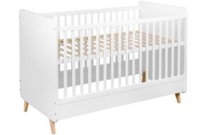 Bílá dětská rostoucí postýlka Quax Loft 70 x 140 cm