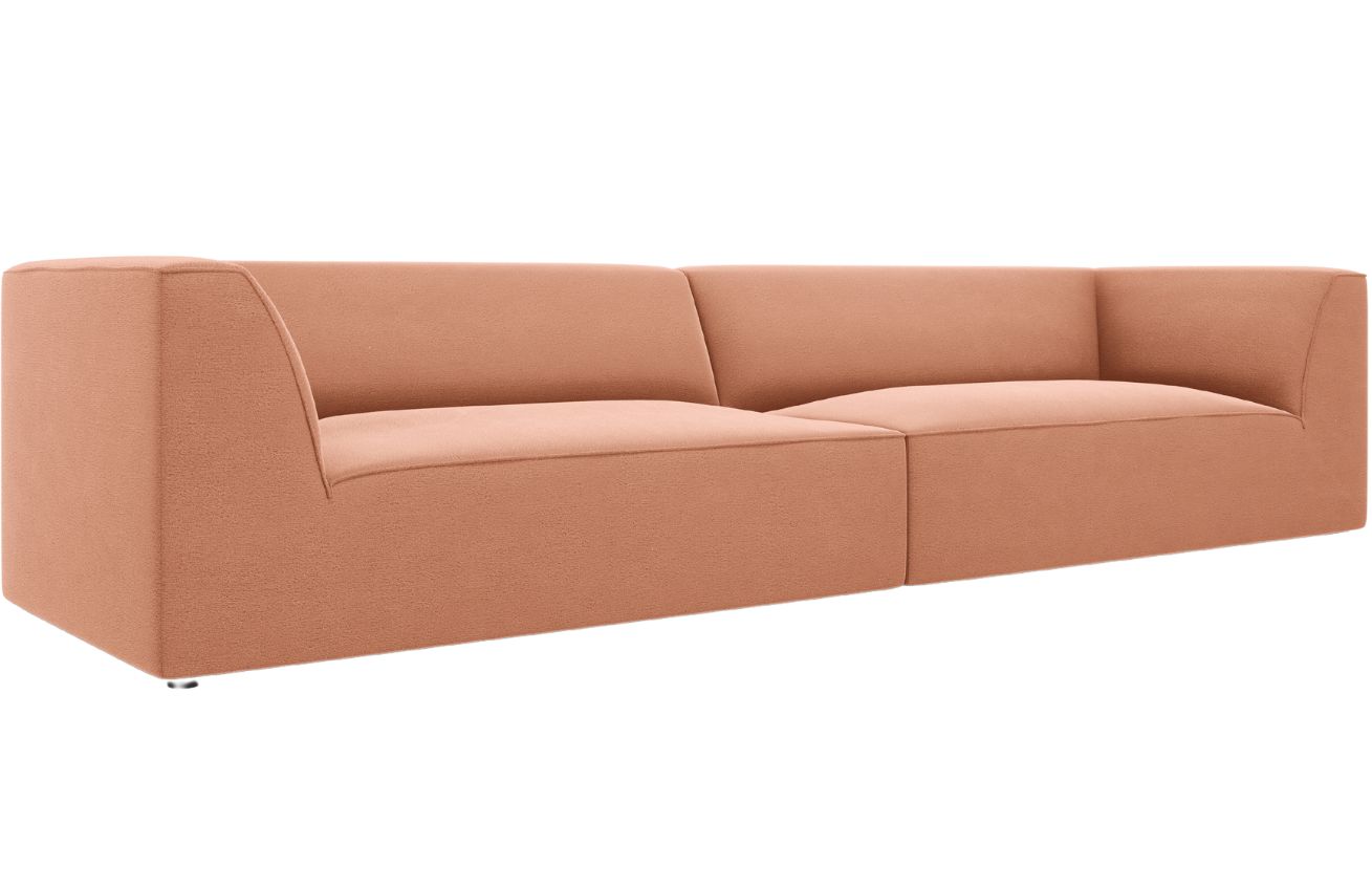 Micadoni Sametová pohovka Ruby 302 cm