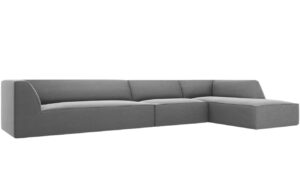 Micadoni Sametová rohová pohovka Ruby 366 cm