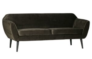 WOOOD Sametová pohovka Sanba 187 cm