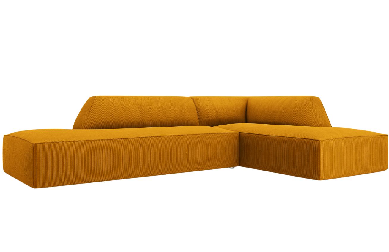 Micadoni Manšestrová rohová pohovka Ruby 273 cm