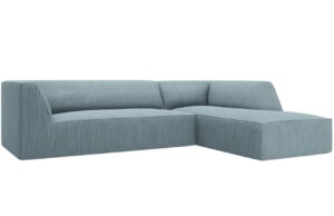 Micadoni Manšestrová rohová pohovka Ruby 273 cm