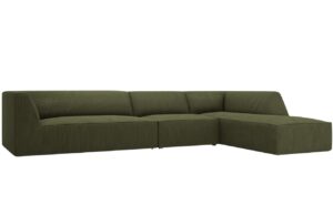 Micadoni Manšestrová rohová pohovka Ruby 366 cm