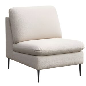 Rodier Bílé čalouněné křeslo Belle