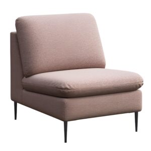 Rodier Světle růžové čalouněné křeslo Belle