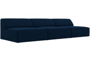 Micadoni Sametová pohovka Jodie 240 cm