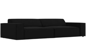 Micadoni Sametová pohovka Jodie 244 cm