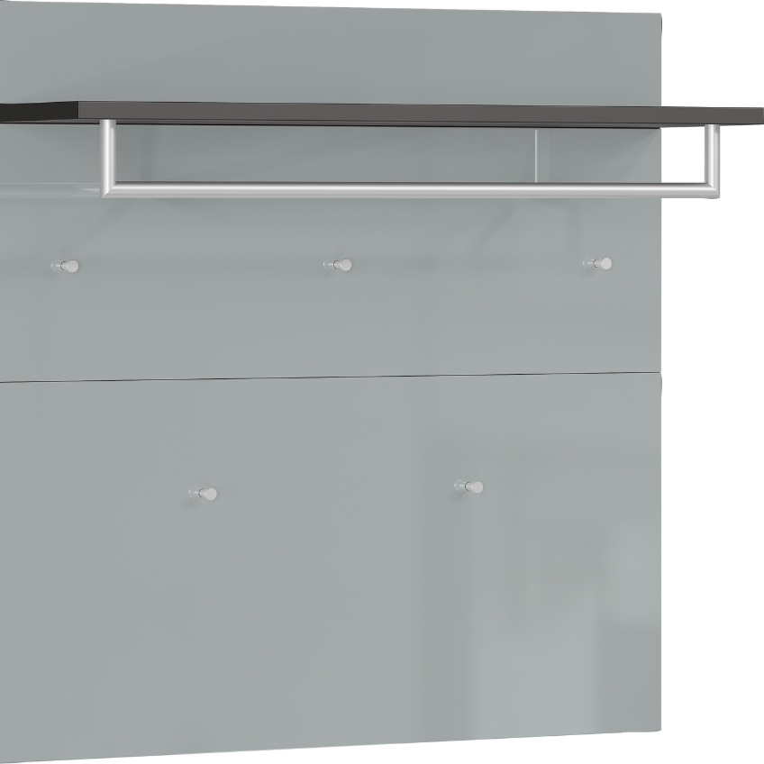 Germania Šedý nástěnný věšák Genova 96 x 97 cm