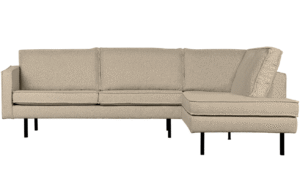 WOOOD Bouclé rohová pohovka Raden 266 cm