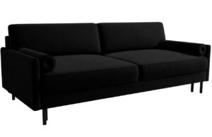 Micadoni Sametová rozkládací pohovka Scott 212 cm