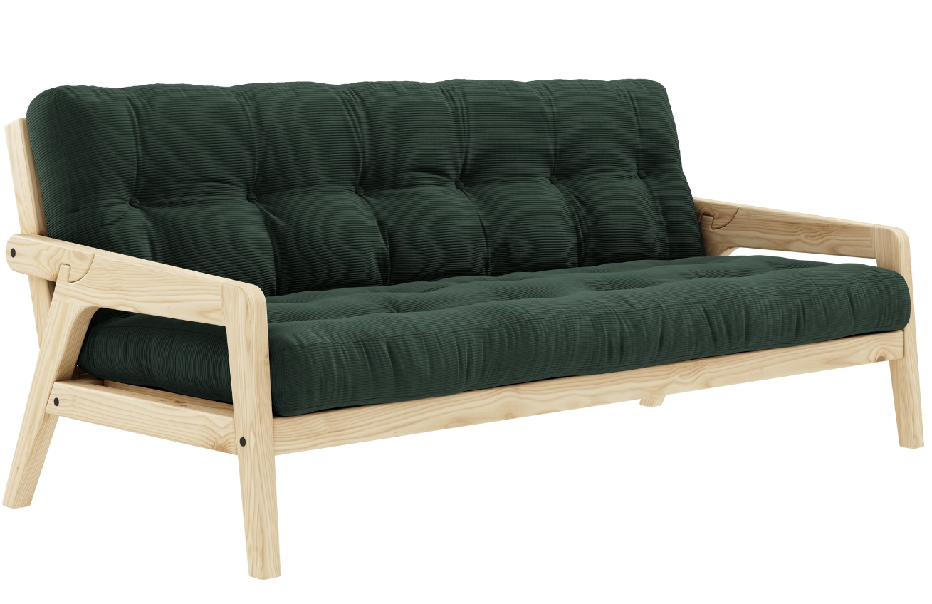 Karup Design Manšestrová rozkládací pohovka Grab 204 cm