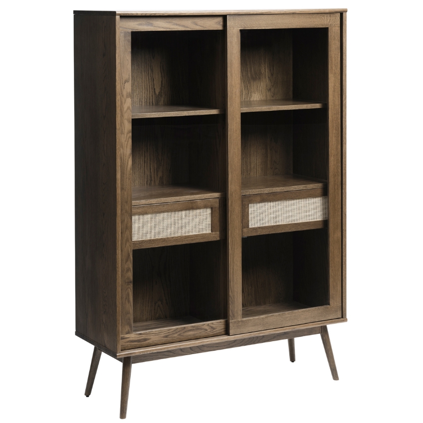 Unique Furniture Dubová vitrína Barrali 160 x 110 cm