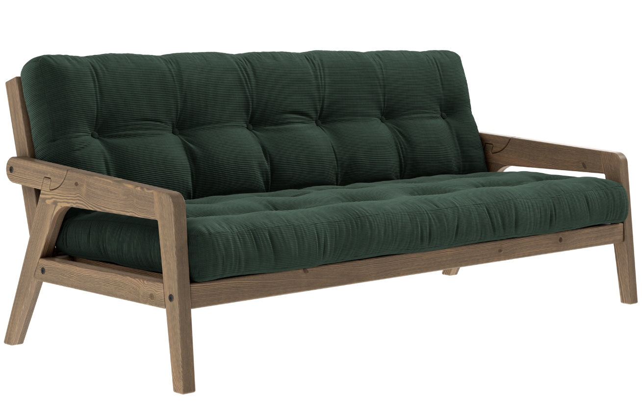 Karup Design Manšestrová rozkládací pohovka Grab 204 cm