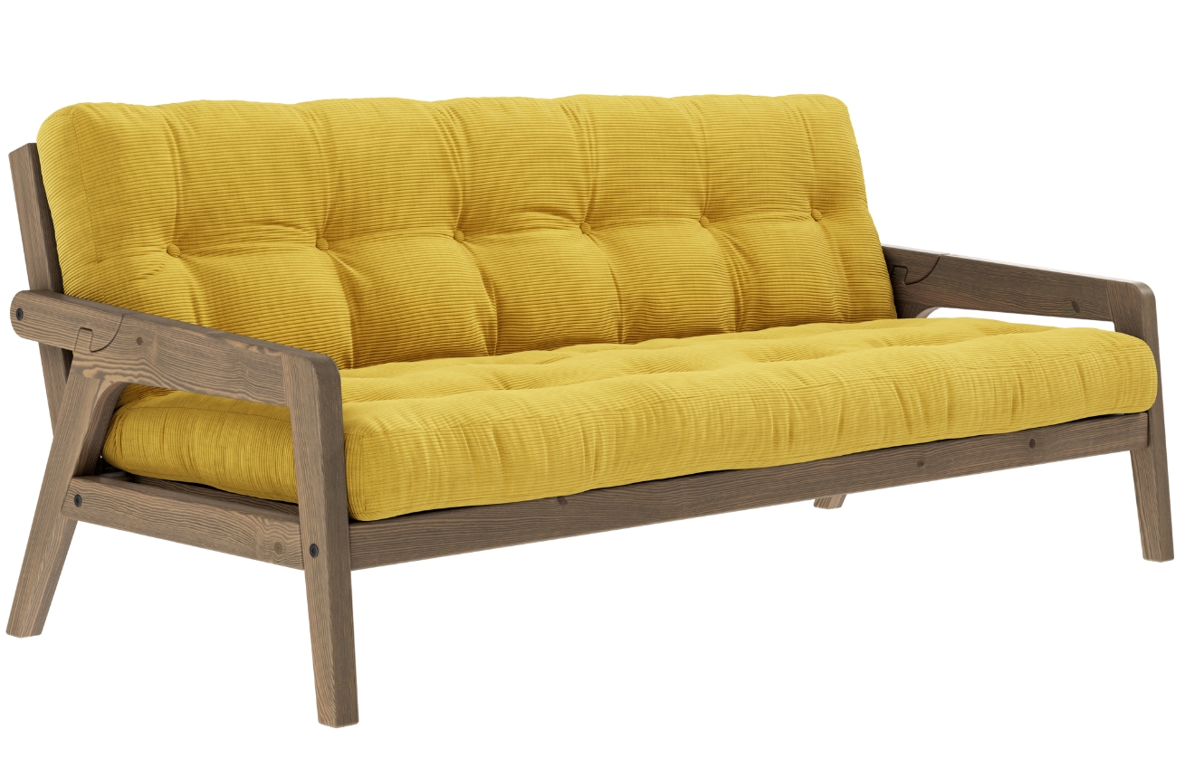 Karup Design Manšestrová rozkládací pohovka Grab 204 cm