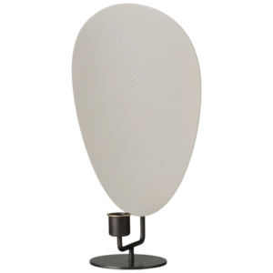 Audo CPH Šedý kovový svícen AUDO FLAMBEAU 30 cm