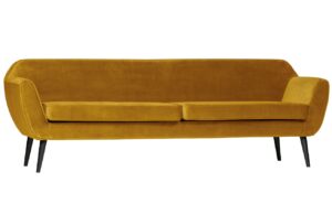 WOOOD Sametová pohovka Sanba 230 cm