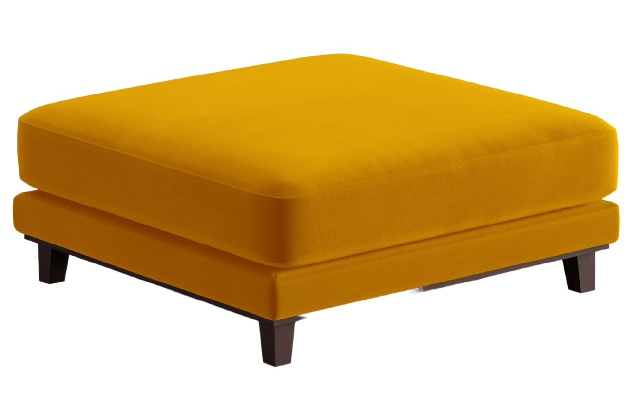 Windsor & Co Sametová podnožka Leon 108 x 108 cm