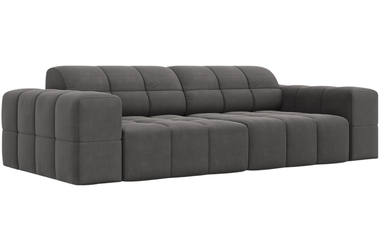 Cosmopolitan Design Sametová pohovka Chicago 204 cm