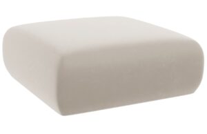 Windsor & Co Sametová podnožka Lola 100 x 100 cm