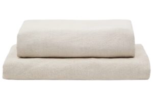 Béžový potah na podnožku Kave Home Zenira 90 x 90 cm