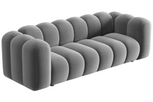 Micadoni Sametová pohovka Lupine 228 cm