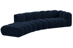 Micadoni Sametová pohovka Lupine 335 cm