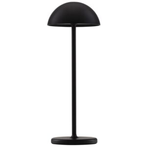 Černá kovová zahradní stolní LED lampa Nova Luce Rose