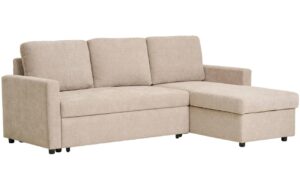 Nordic Living Rohová rozkládací pohovka Belfast 218 cm