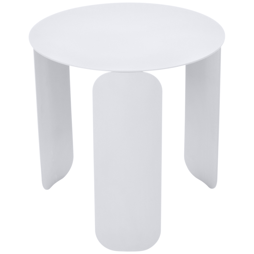 Bílý kovový zahradní odkládací stolek Fermob Bebop 45 cm