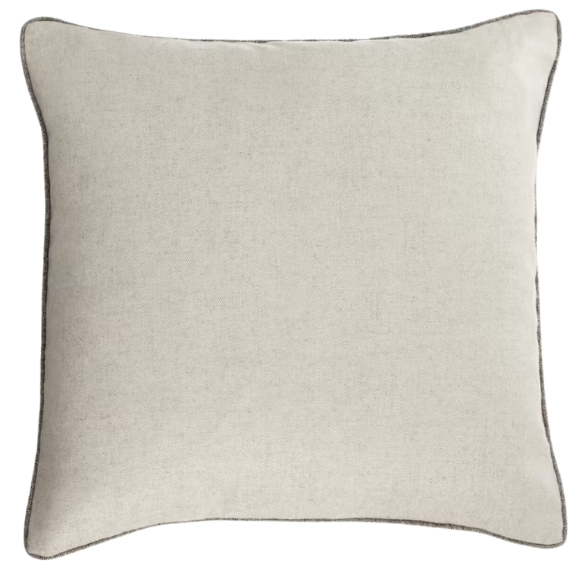 Bílý povlak na polštář Kave Home Alcara 45 x 45 cm