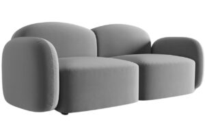 Micadoni Sametová pohovka Blair 194 cm