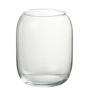 Skleněná váza J-line Mikko 22 cm
