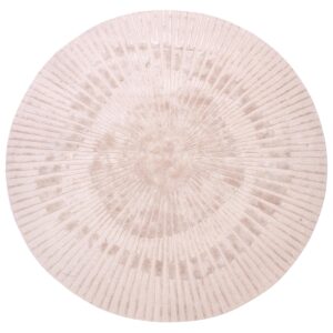 Fargotex Béžový kulatý koberec Radius 200 cm