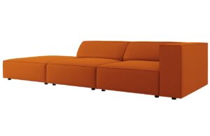 Cosmopolitan Design Sametová pohovka Arendal 262 cm