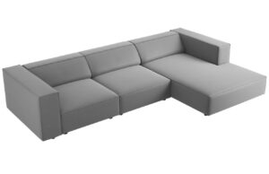 Cosmopolitan Design Sametová rohová pohovka Arendal 284 cm