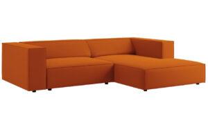 Cosmopolitan Design Sametová rohová pohovka Arendal 224 cm