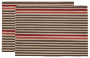 Set dvou barevných bavlněných prostírání Kave Home Odisa