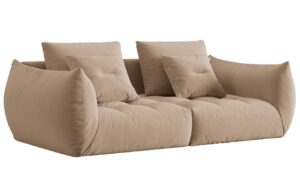 Micadoni Sametová pohovka Bloom 232 cm