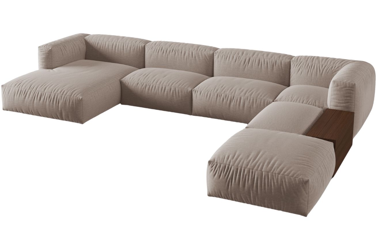 Micadoni Rohová pohovka Martina 406 cm