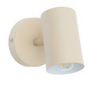 Béžové kovové nástěnné světlo Kave Home Manie