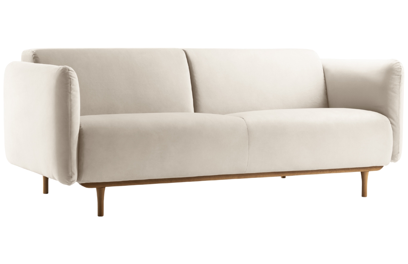 Micadoni Sametová pohovka Noomi 196 cm